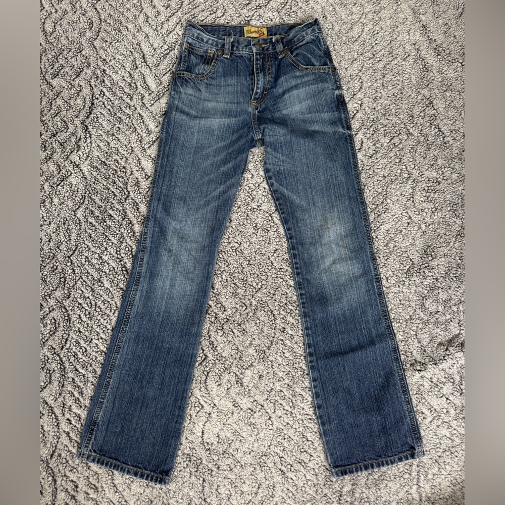 Classic Blue Boys Wrangler 20x Jeans size 14 Slim